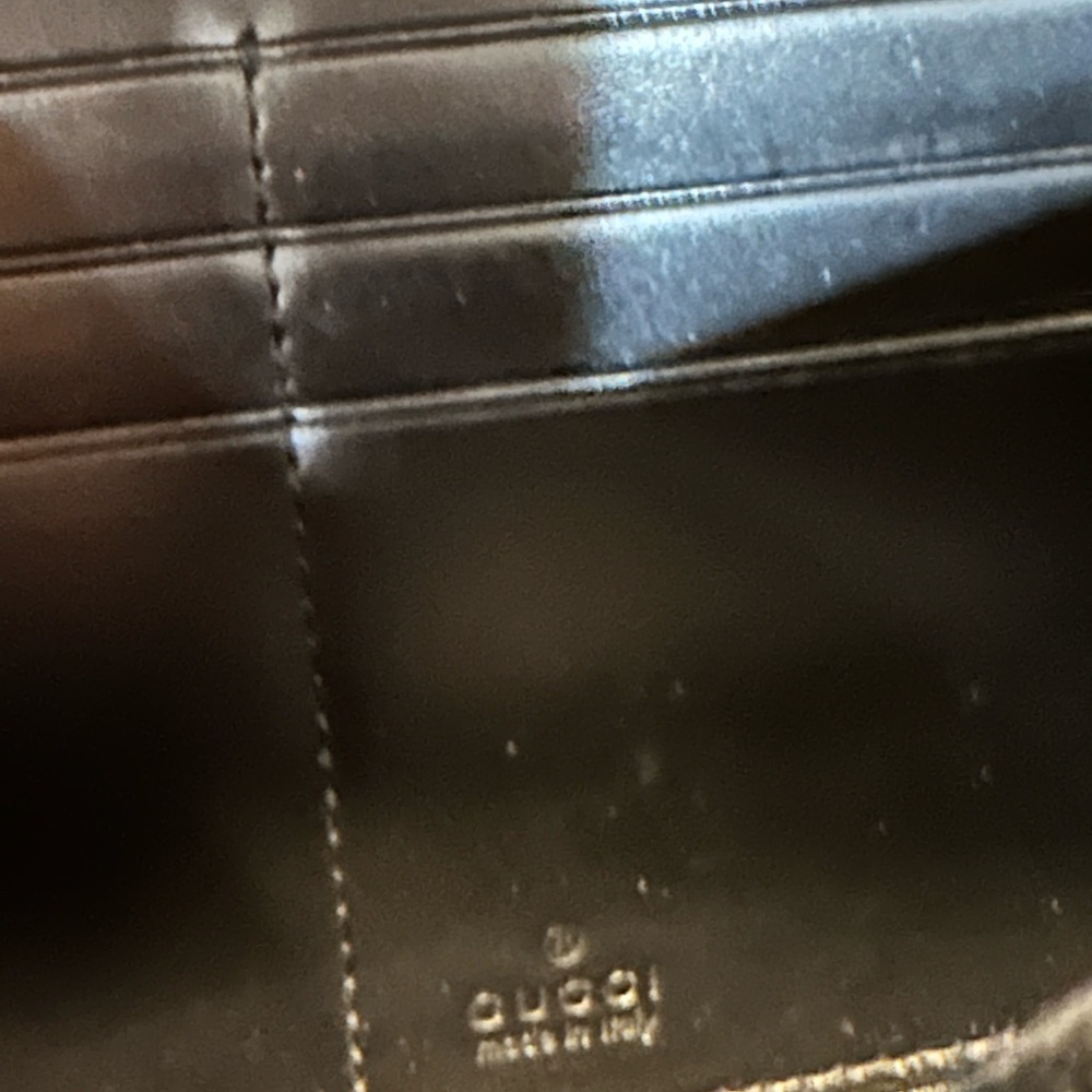 Gucci Black Leather GG Marmont Wallet FULL INCLUSION - Picture 11 of 16
